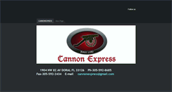 Desktop Screenshot of cannonexpress.com